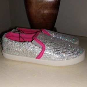 NEW Super Cute Girls Sparkle Shoes 10